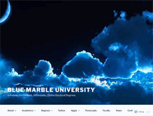 Tablet Screenshot of bluemarbleuniversity.com